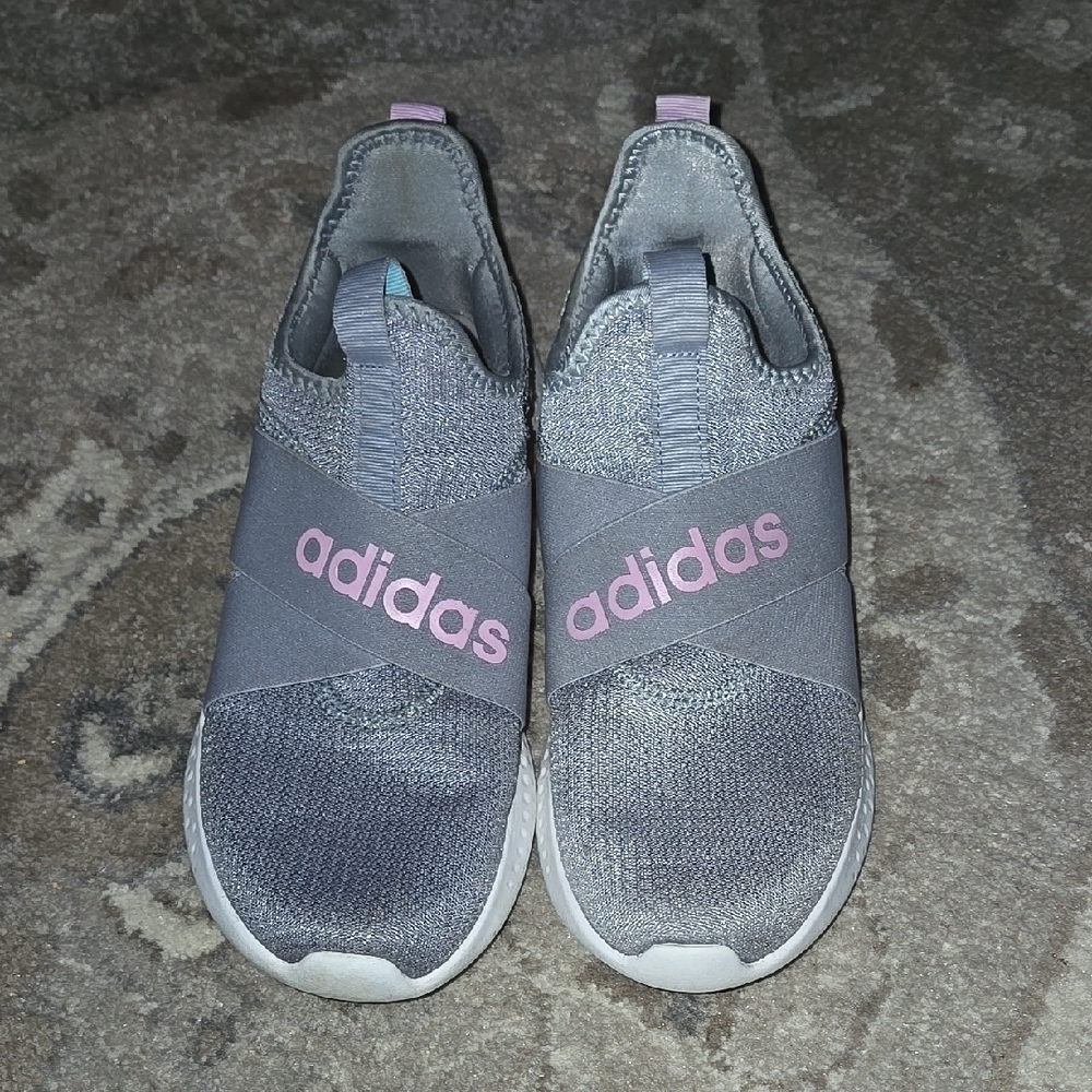Adidas Women's Gray Slip-On Sneakers